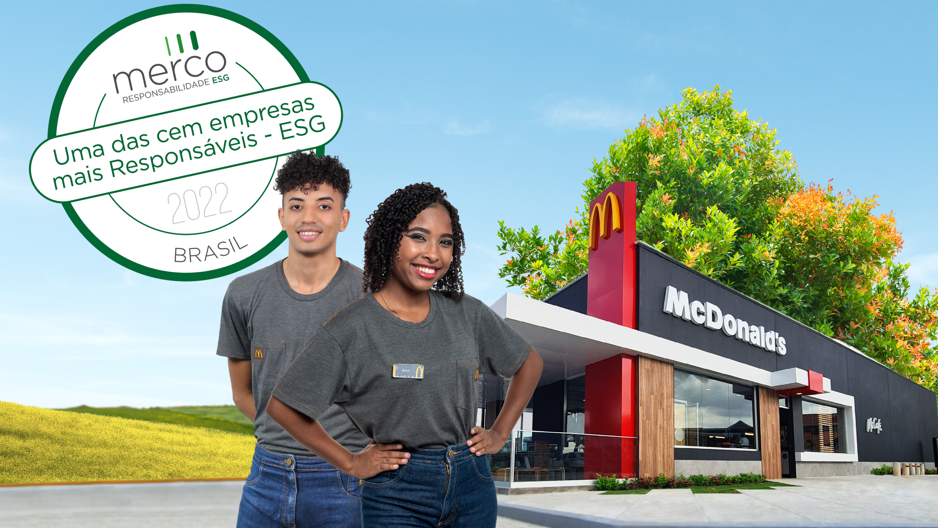 Somos a empresa mais responsável em ESG do setor de restaurantes de acordo ranking da Merco