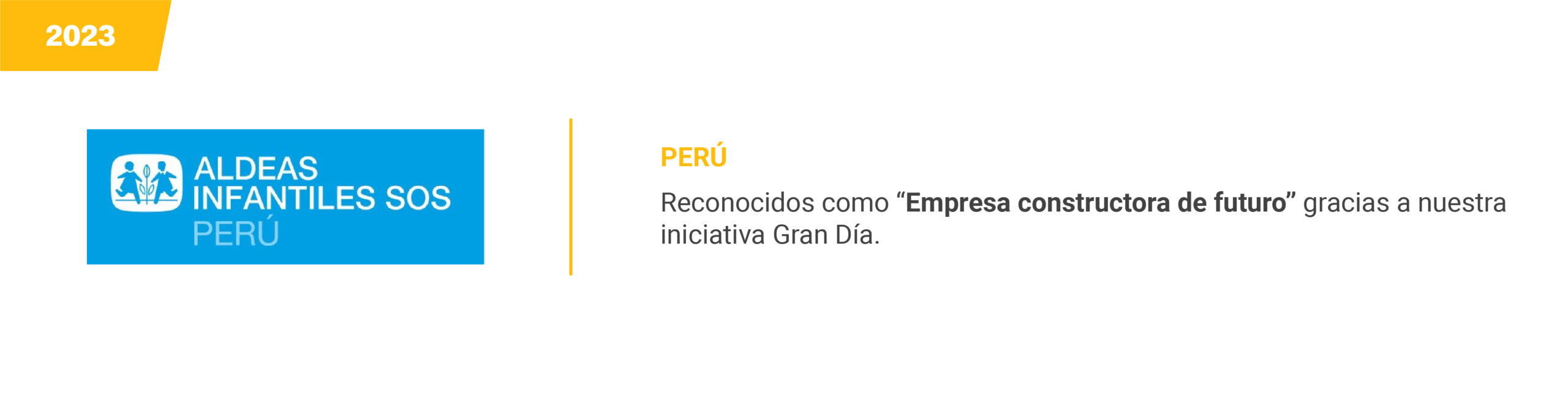 Aldeas infantiles - Perú 2023