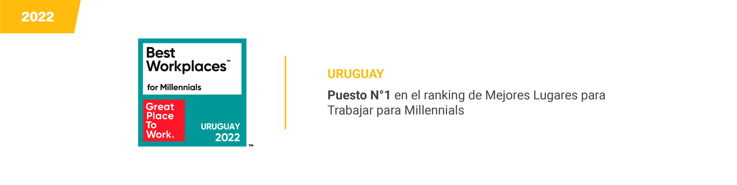 Best Workplaces for Millenials - Uruguay