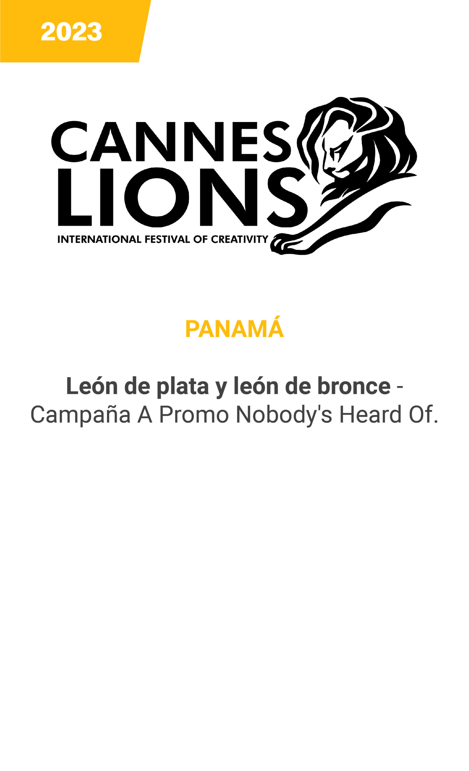 CANNES LIONS - Panamá - mobile