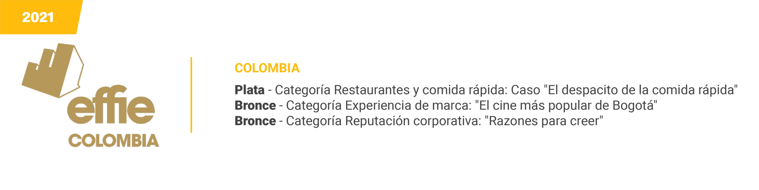 Effie-Colombia