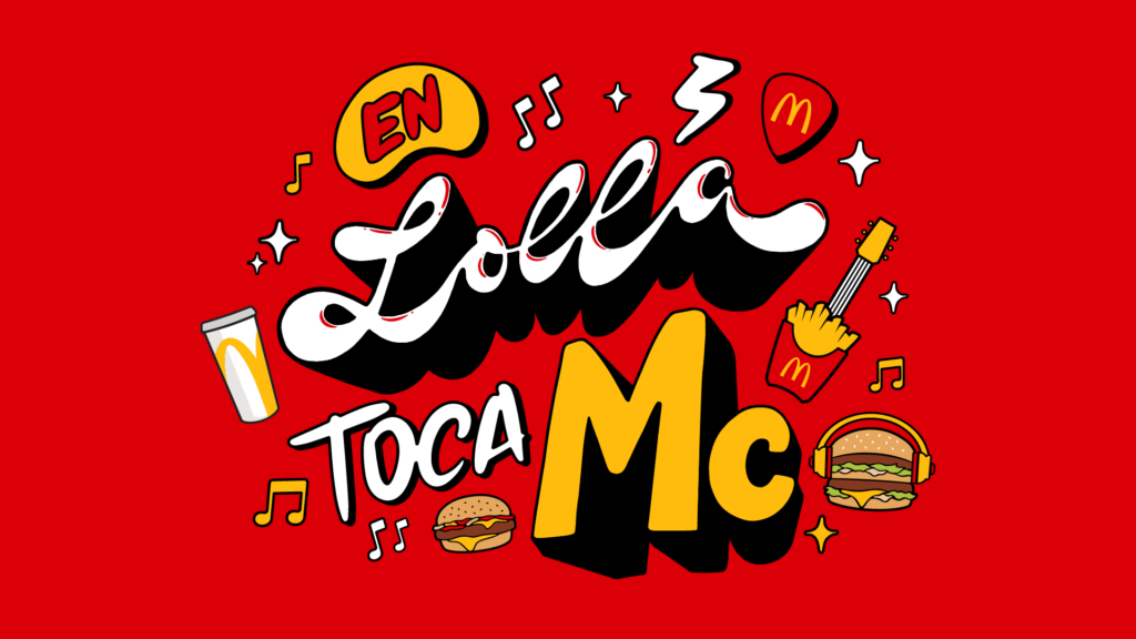 [Argentina] McDonald’s presente por primera vez en el Lollapalooza con un imponente local, un stand de activación de marca y una propuesta sustentable