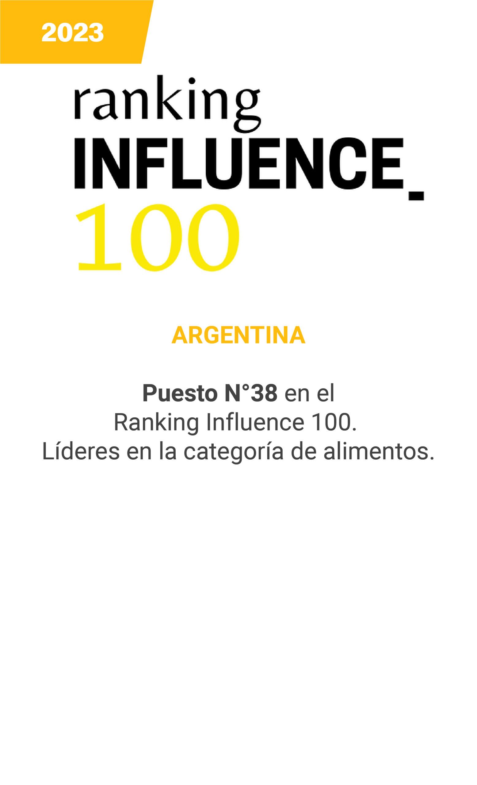 Ranking Influence 100 2023 - mobile