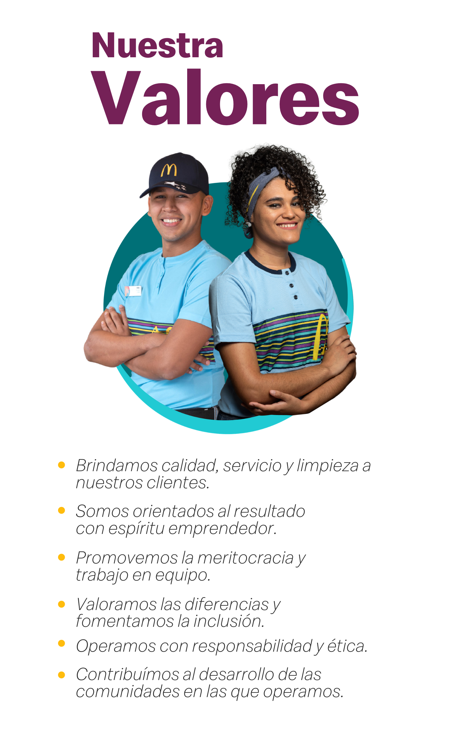 Valores 2021 mobile