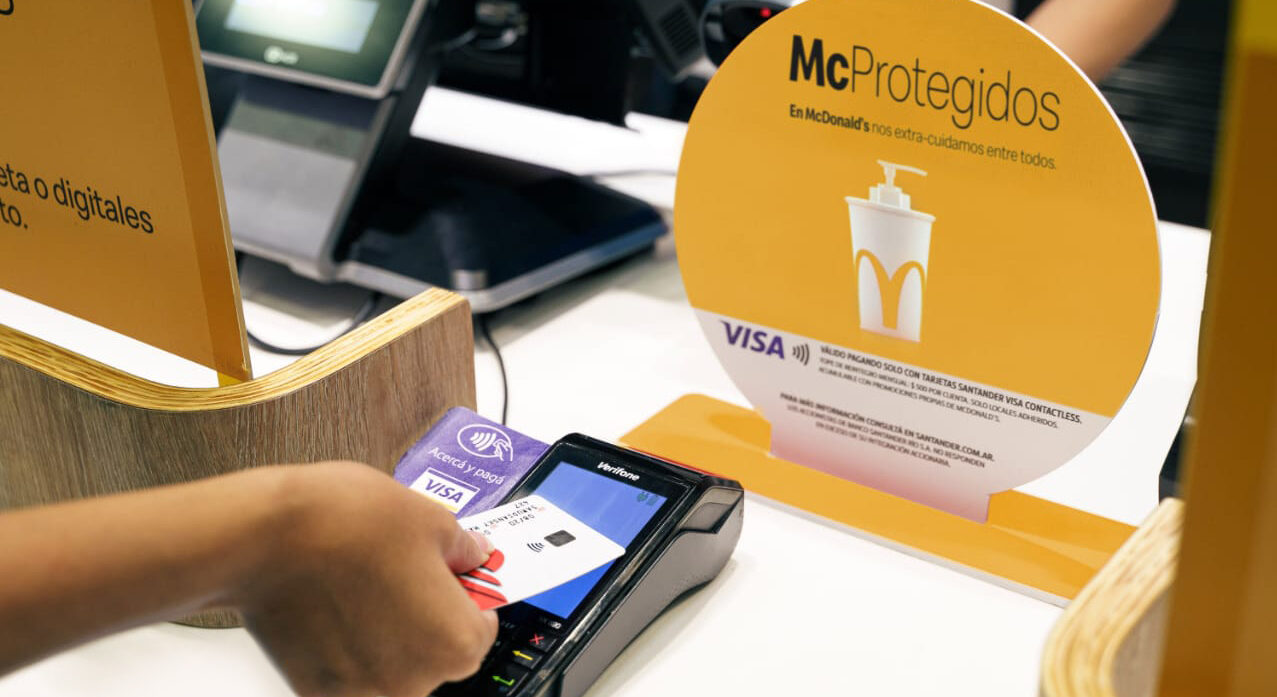[Argentina] Arcos Dorados y Visa se unen para lanzar Contactless en los más de 200 locales de McDonald’s de todo el país