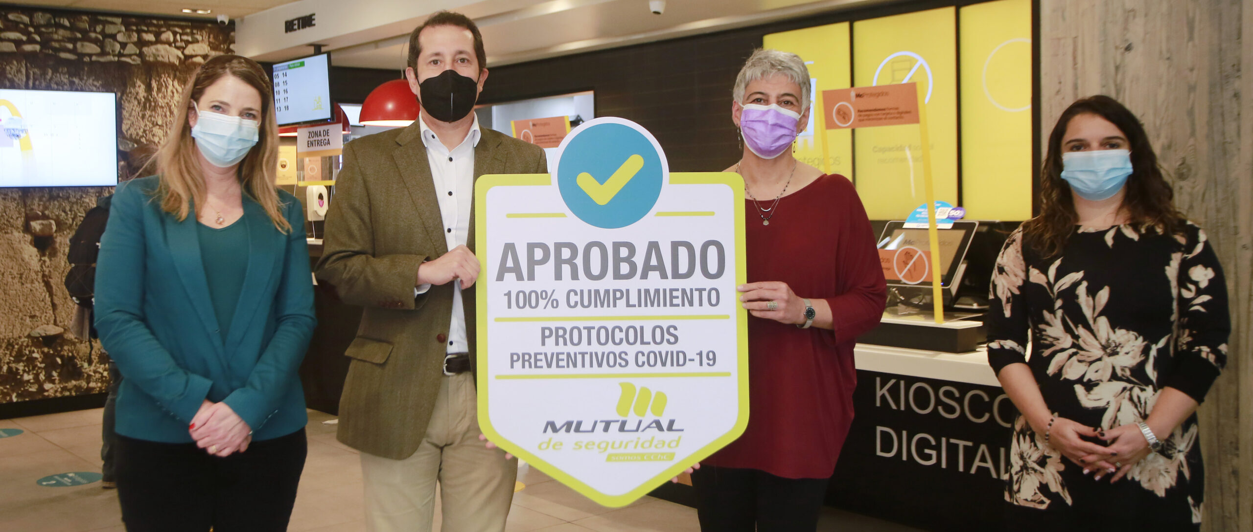 [Chile] Mutual de Seguridad reconoció a Arcos Dorados Chile con su Sello Prevención COVID-19