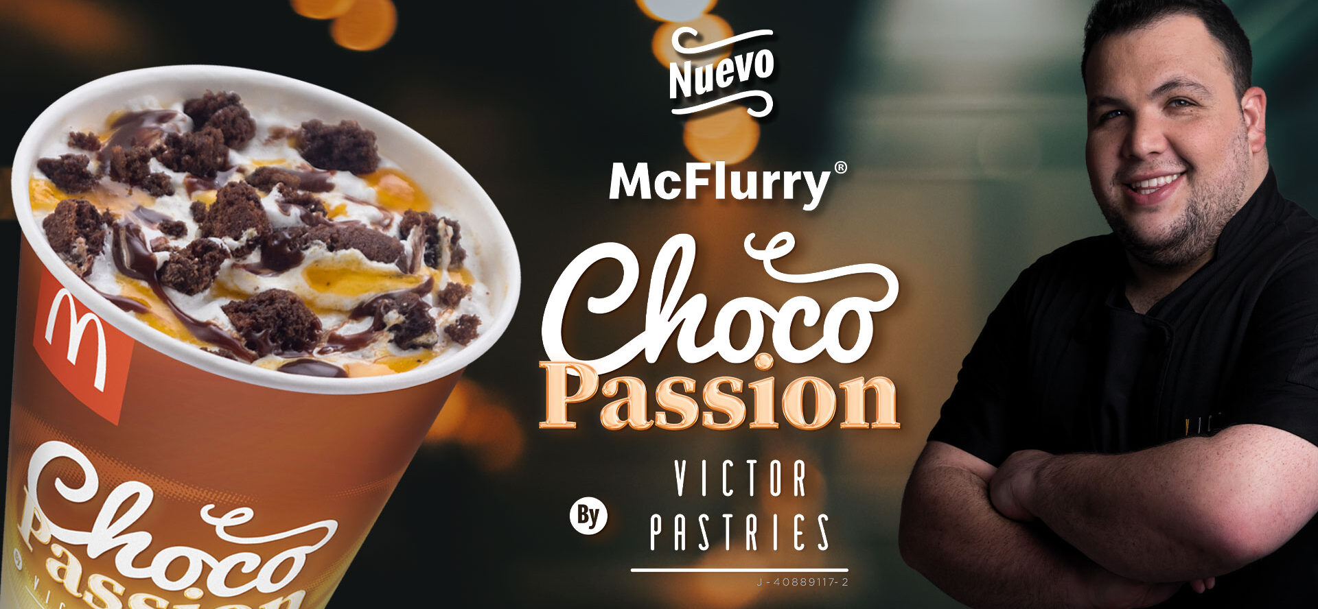 [Venezuela] McDonald´s y Víctor Pastries presentan McFlurry Choco Passion