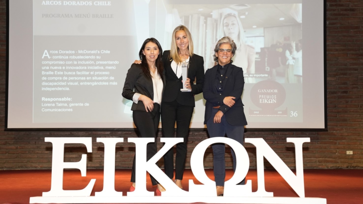 [Chile] Arcos Dorados recibió ocho premios EIKON y lidera como la compañía más premiada en Chile