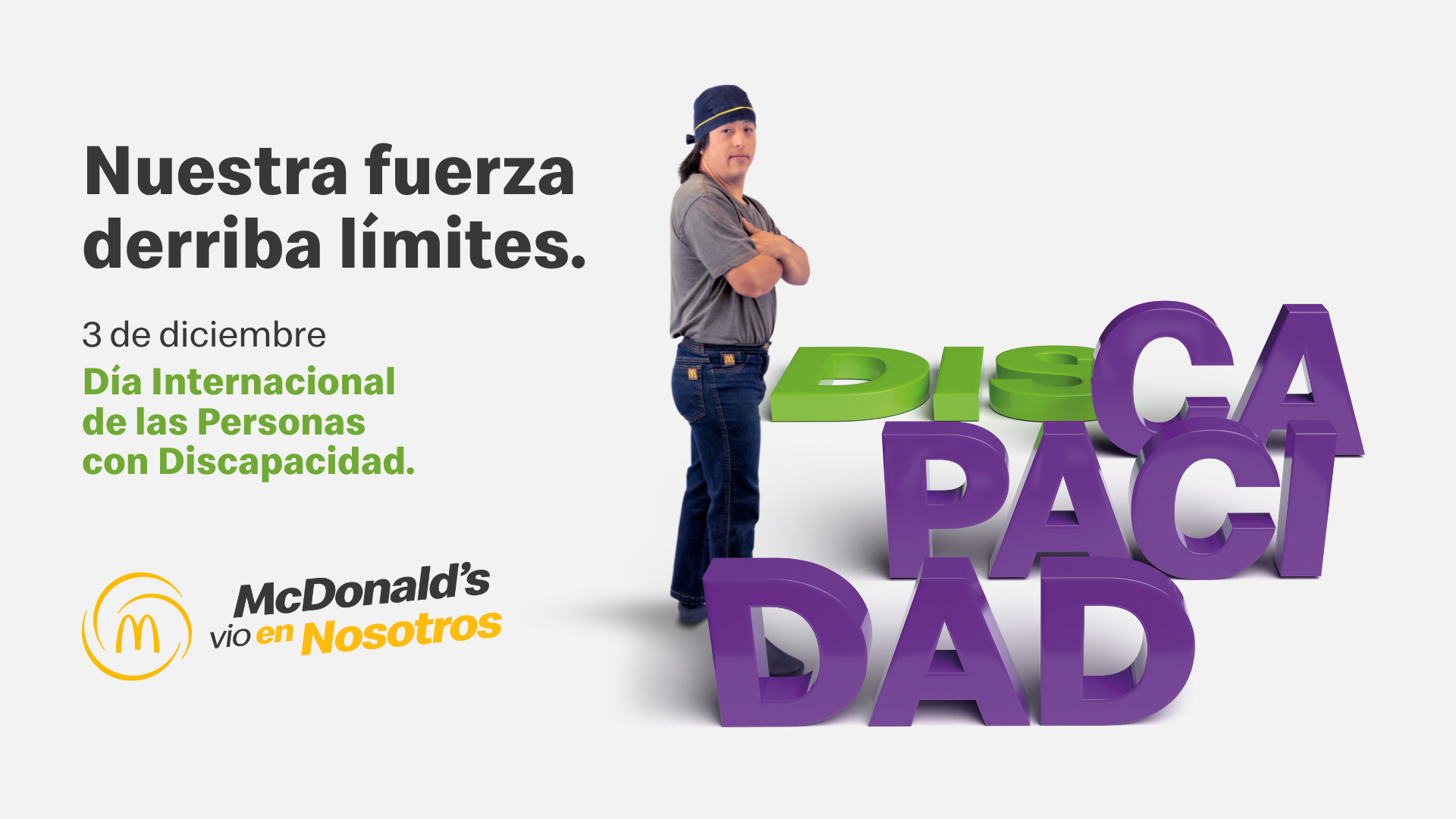 Reafirmamos nuestro compromiso con la inclusión, creando entornos accesibles y eliminando barreras para las personas con (dis)capacidad