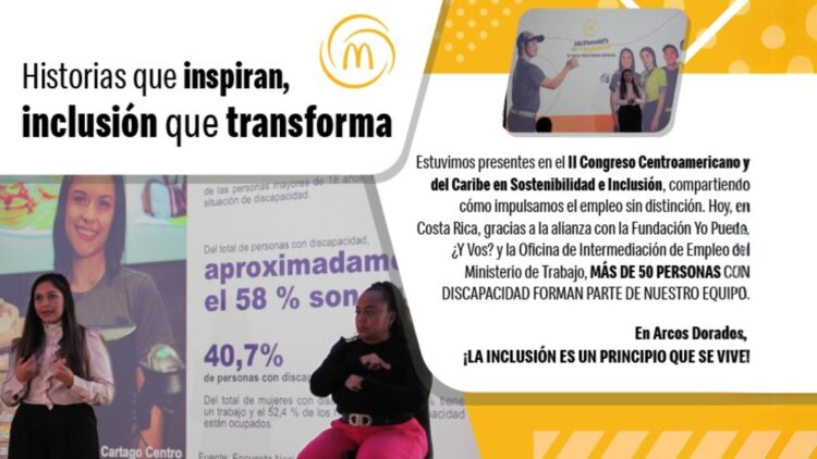 [Costa Rica] Arcos Dorados comprometido con la inclusión laboral