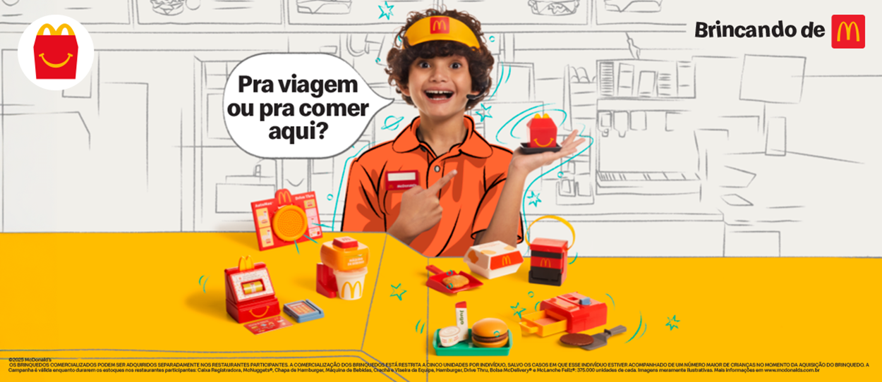 Nova campanha do McLanche Feliz traz brinquedos inspirados no dia a dia dos nossos restaurantes!
