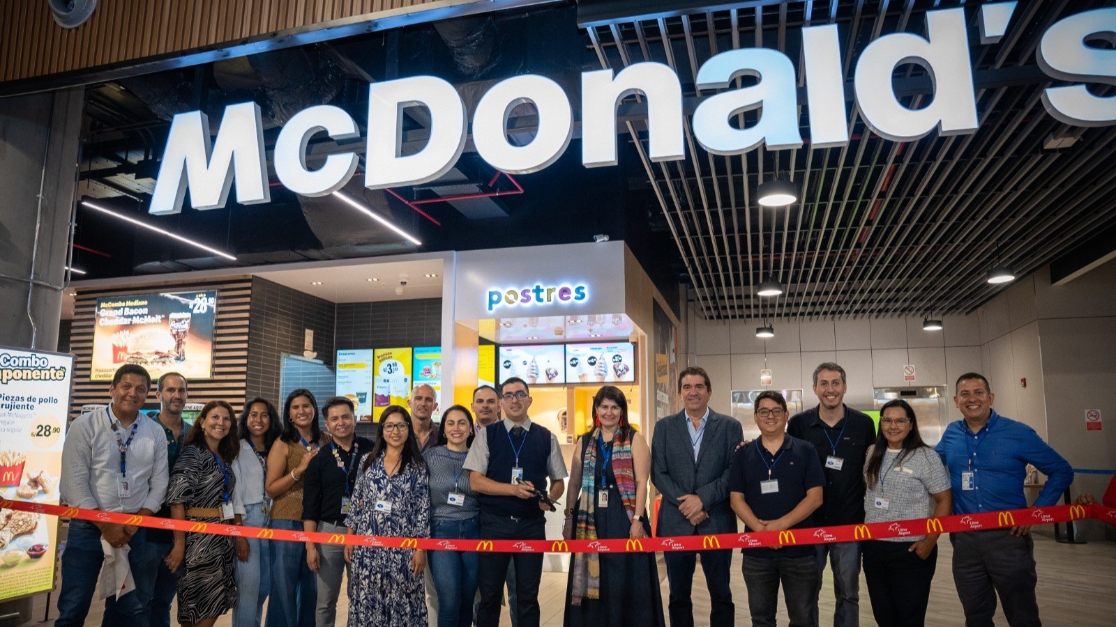 [Perú] McDonald’s inaugura sus renovadas instalaciones en el Aeropuerto Internacional Jorge Chávez