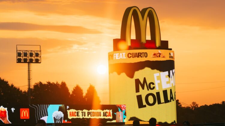 [Argentina] Por cuarto año consecutivo, McDonald’s eleva su experiencia en Lollapalooza con una hamburguesa exclusiva y el local más grande del país
