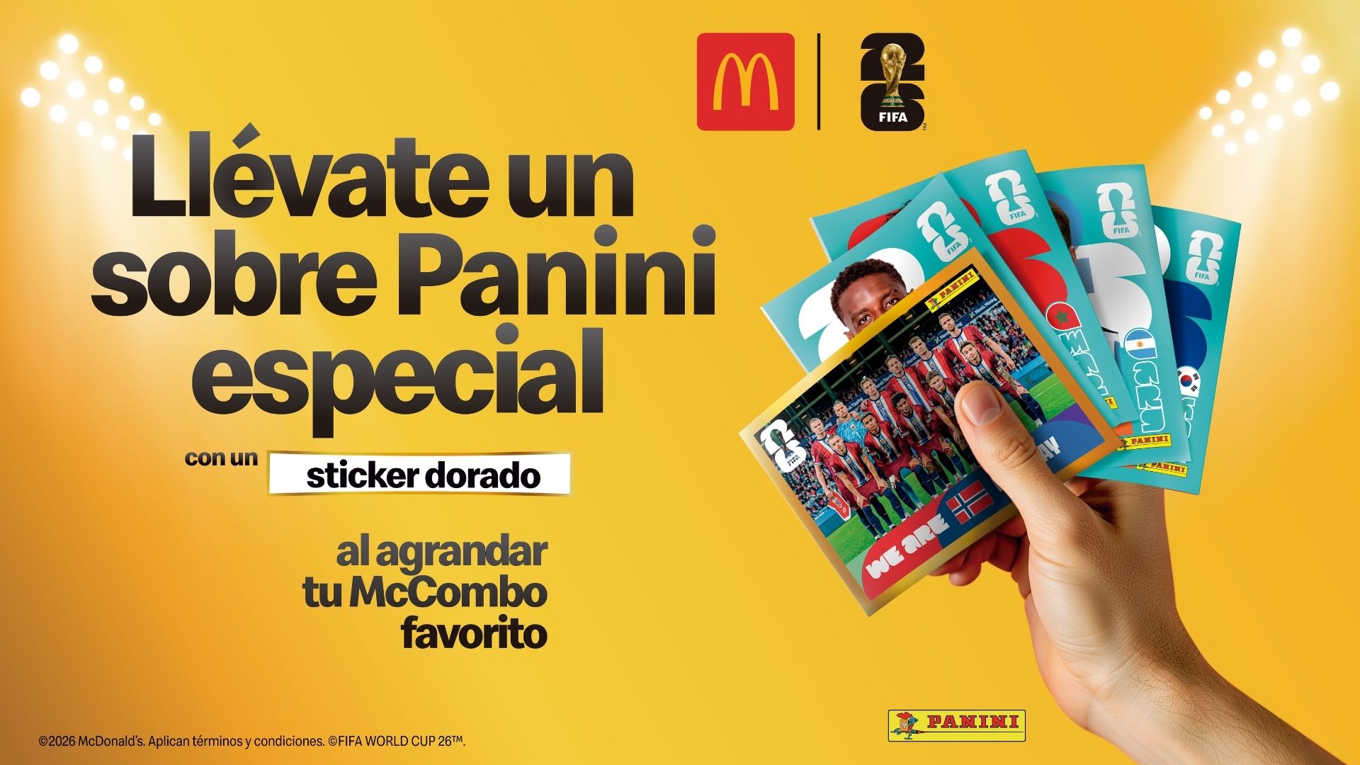 McDonald’s en colaboración con Panini celebran la tradición más esperada del Mundial: llenar el álbum oficial